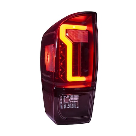 Winjet Led Tail Light - Retro Version Black / Clear CTWJ-0466E-BC